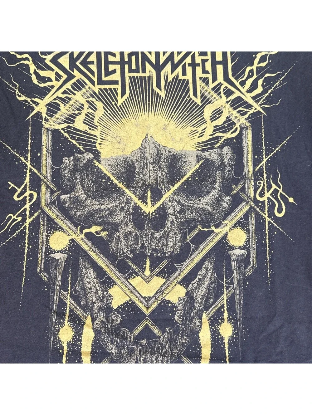 Vintage Skeletonwitch Metal Band T‑Shirt Medium Early Era Graphic Tee Rare